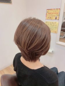平野区喜連東美容室ミロワール　コロナ対策と春のショートスタイル♡