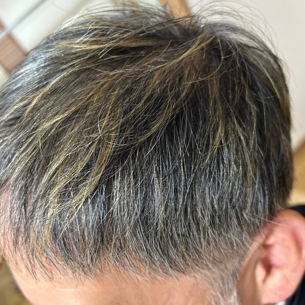 米子美容室R ing/シルバーヘアー×ハイライト