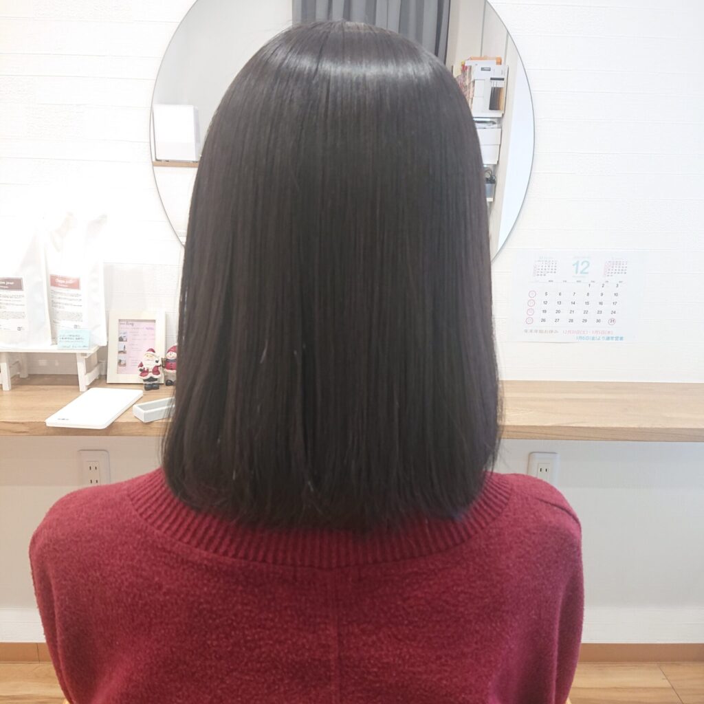 髪の整体ストレート